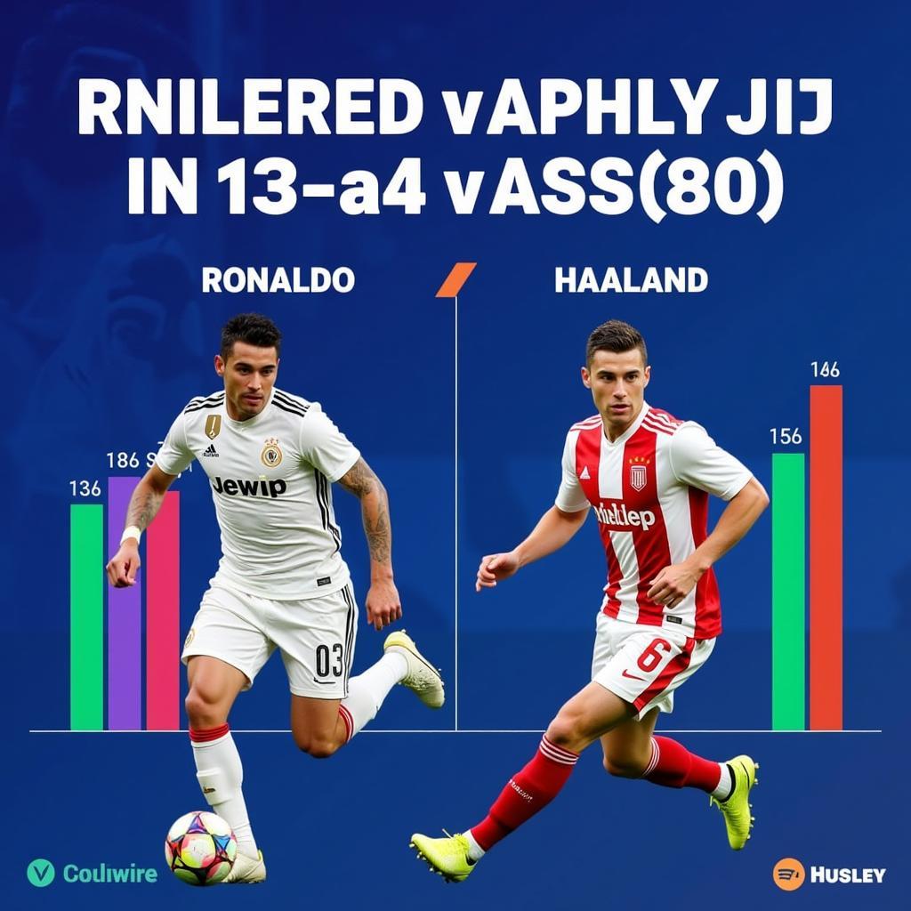 Ronaldo and Haaland Assists Comparison 2023