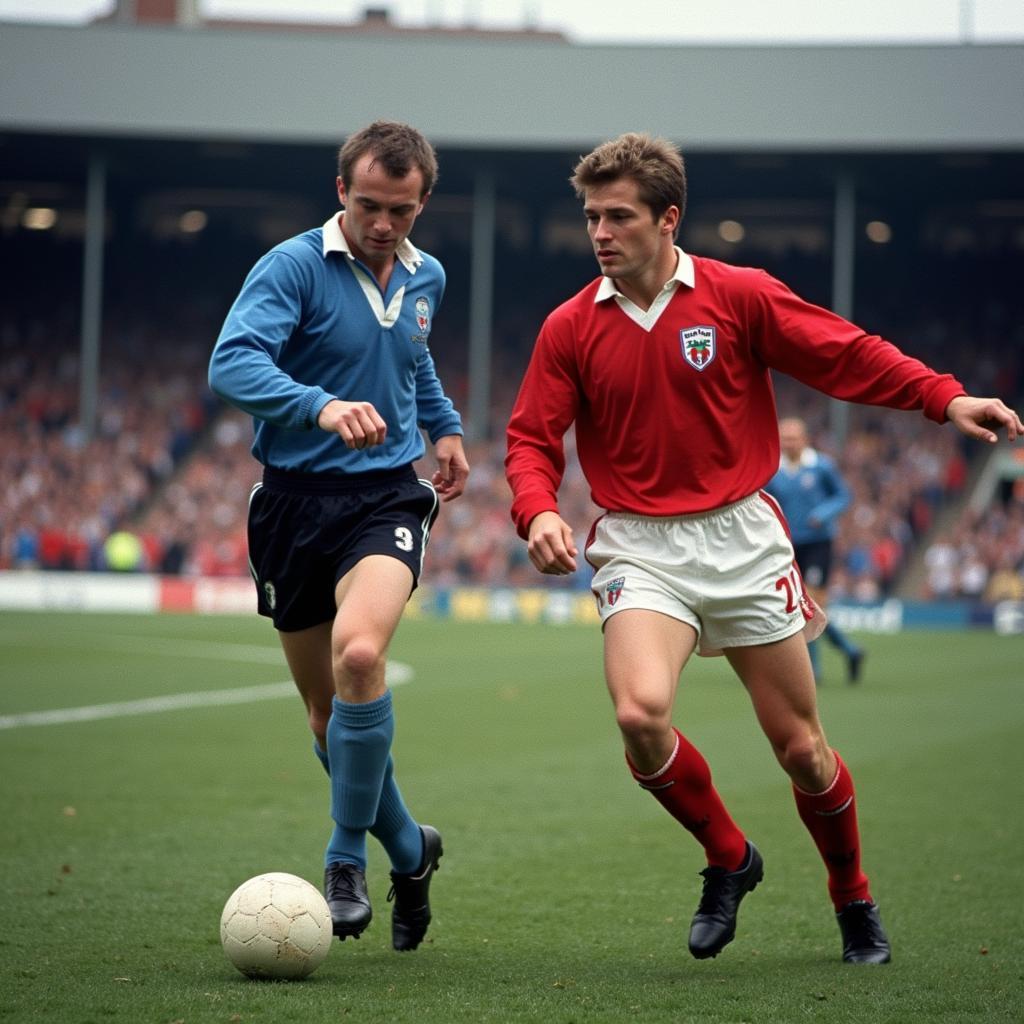 Roy Keane and Alf-Inge Haaland challenge