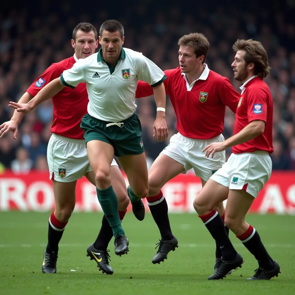 Roy Keane's infamous tackle on Alfe Inge Haaland