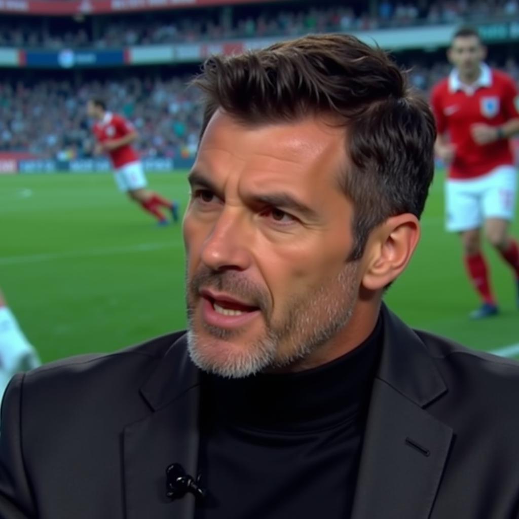 Roy Keane sharing his thoughts about Erling Haaland