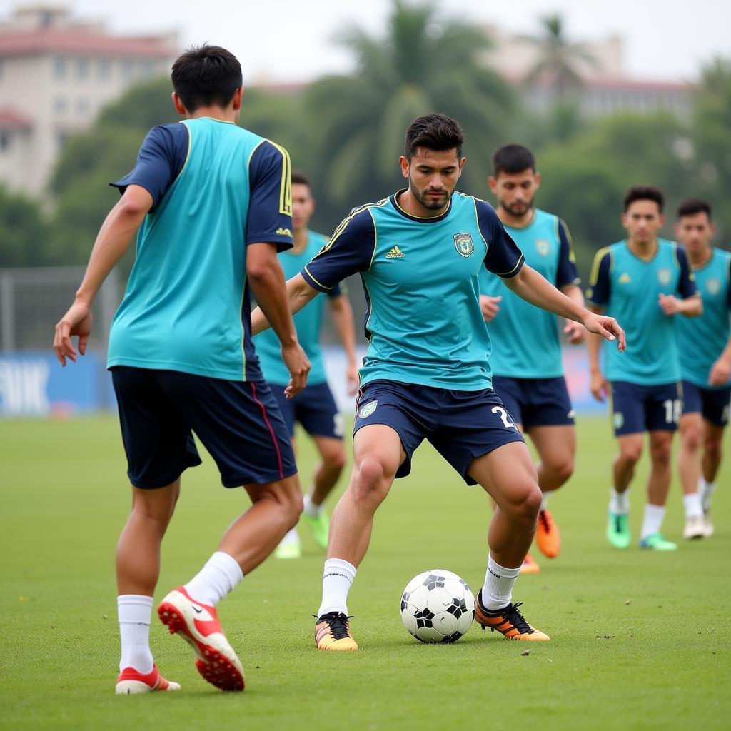 Saigon FC Intense Training Session