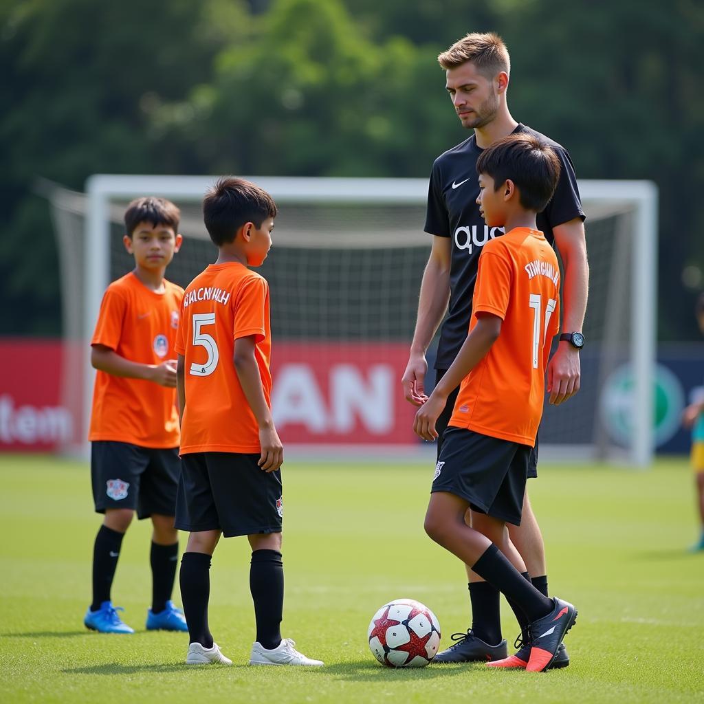 Saigon FC Youth Team Practice