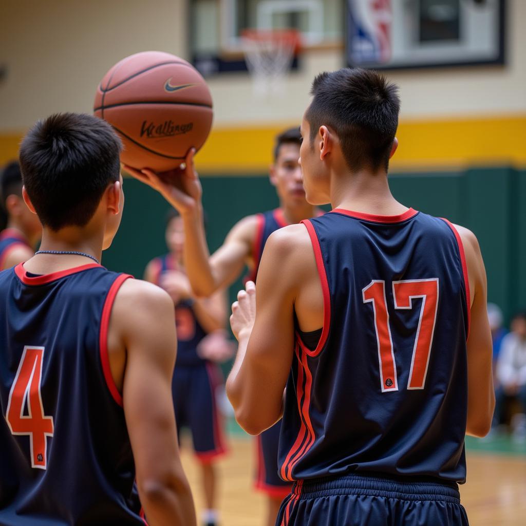 Saigon Heat Player Demonstrating Shooting Techniques