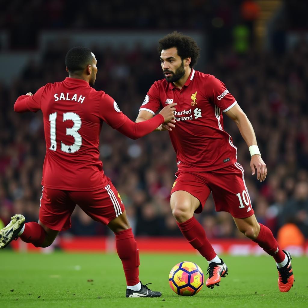 Salah Providing an Assist