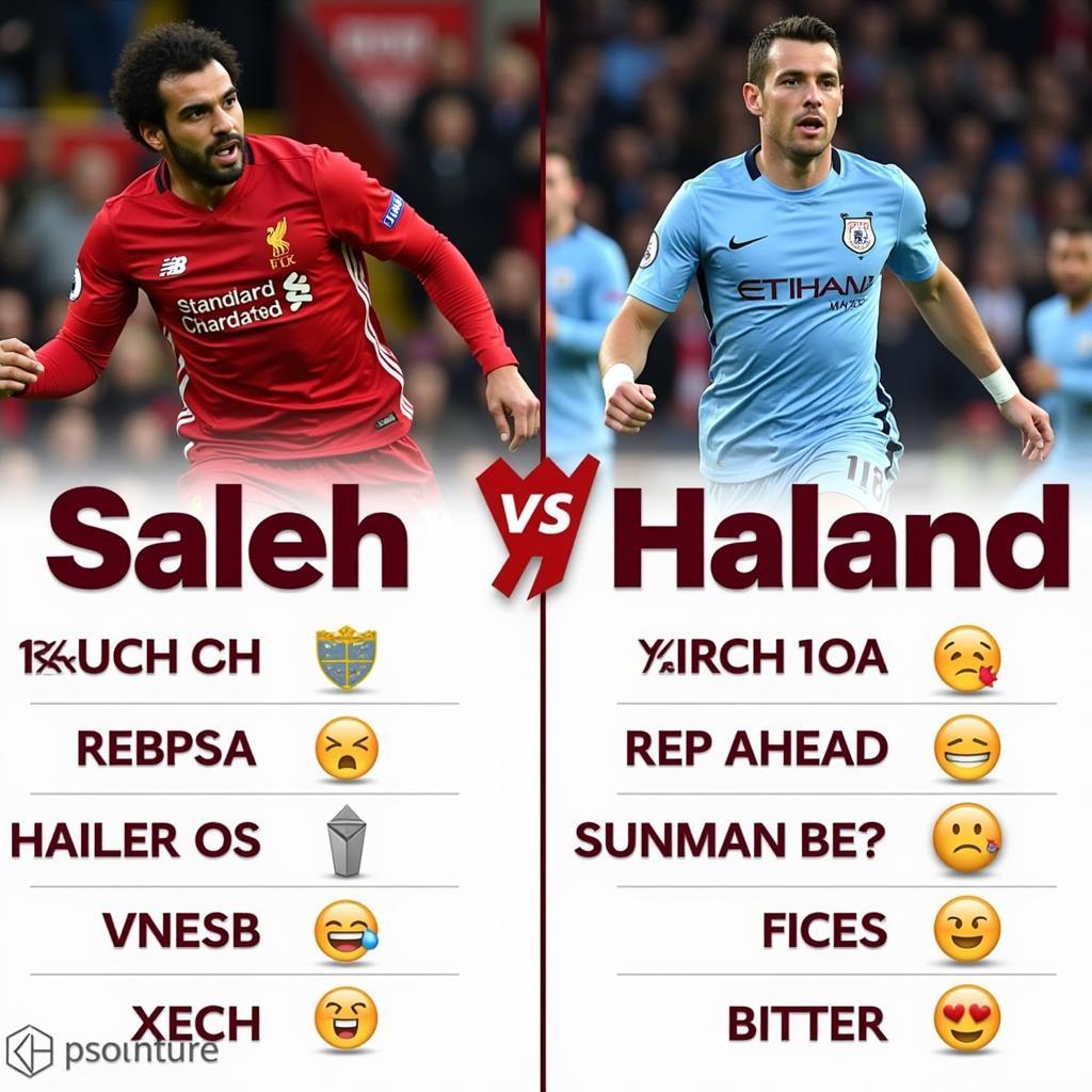 Salah and Haaland Goal Scoring Comparison