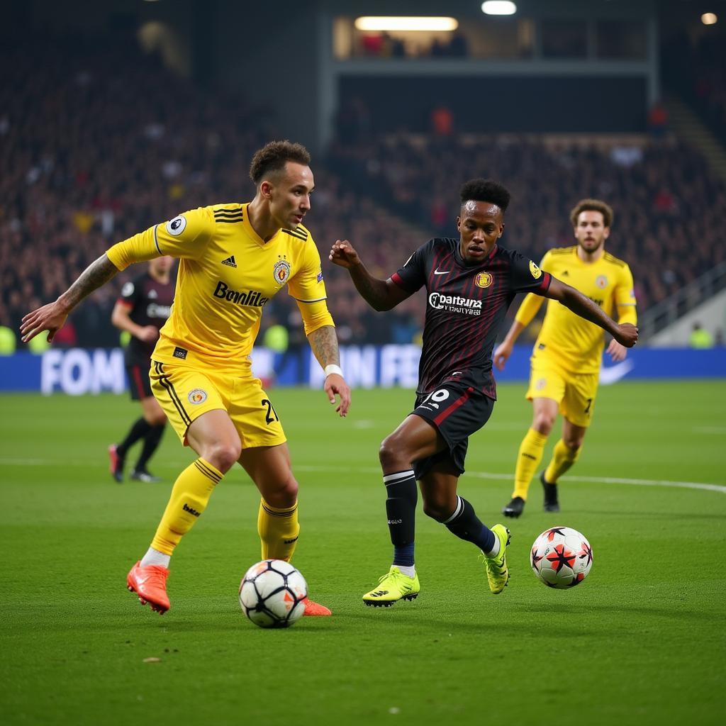 Sancho providing an assist