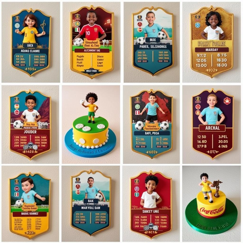 Soccer Player Card Poca Cake Variations 2019