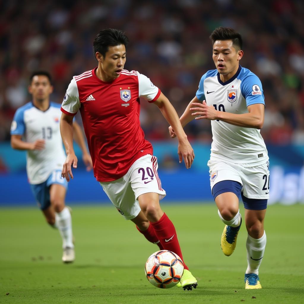 Son Heung-min in Action at the 2019 Asian Cup