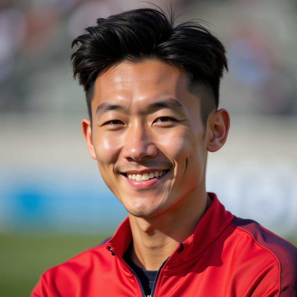 South Korean U23 Football Player Portrait