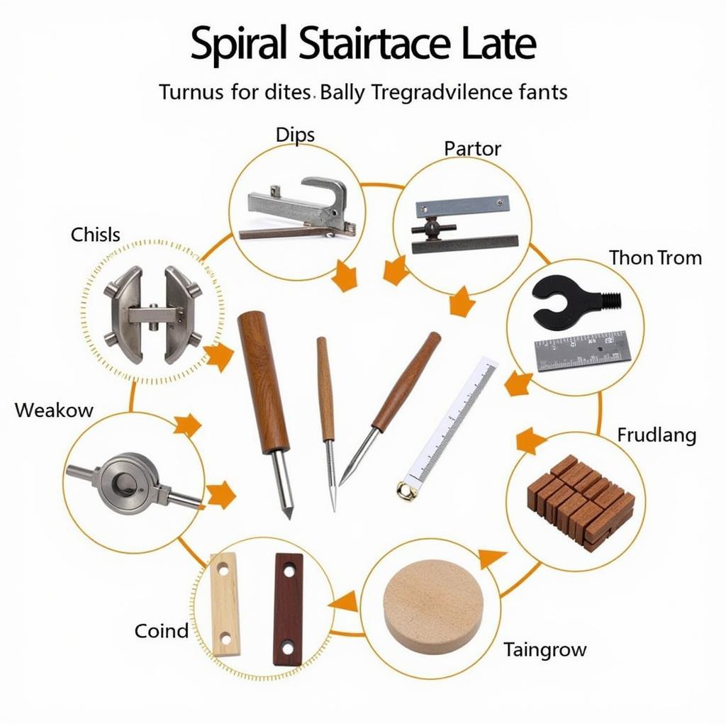 Spiral Staircase Lathe Components and Accessories