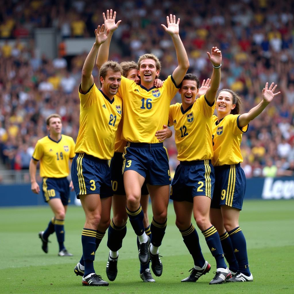 Swedish Celebration at the 1994 World Cup