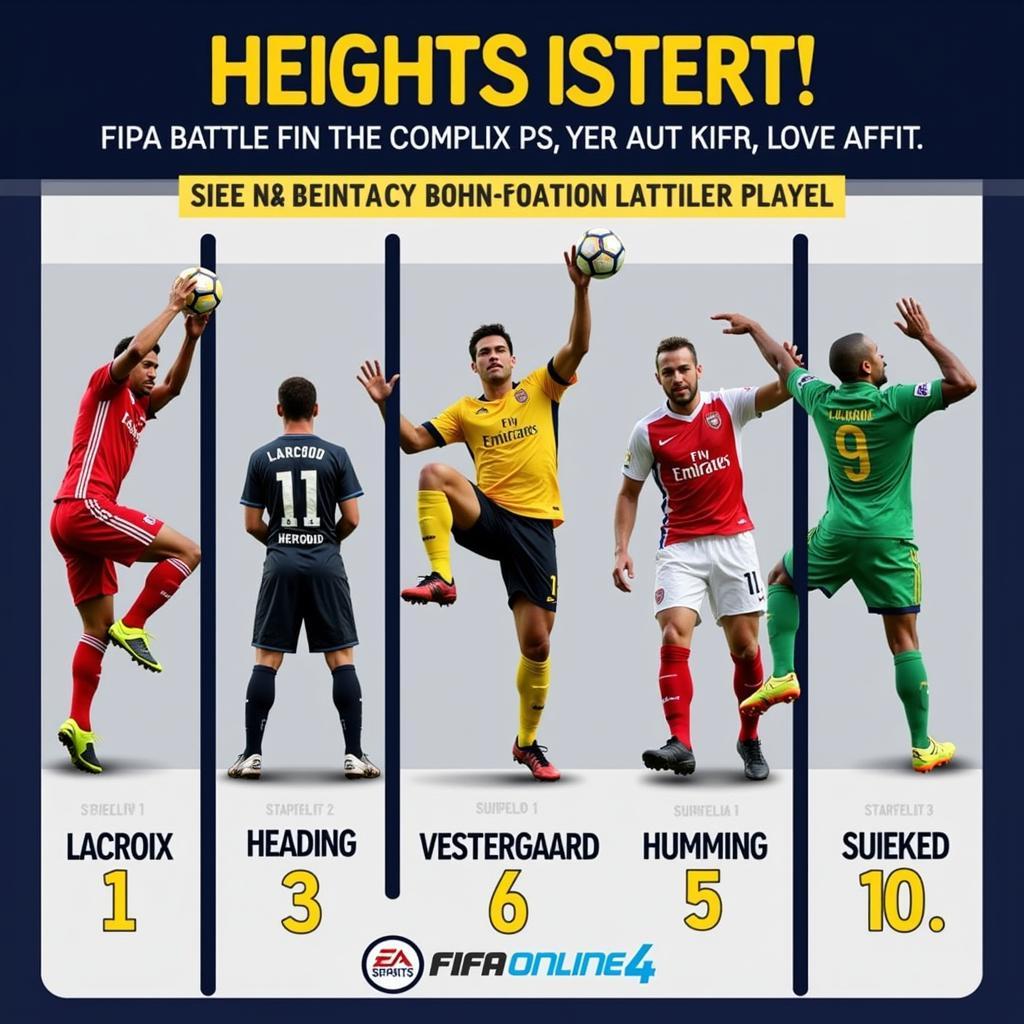 Tallest Players in FIFA Online 4 Dominating Aerial Duels