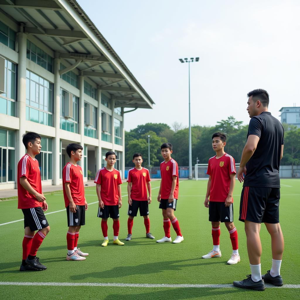 Thai Binh Football Academy Training