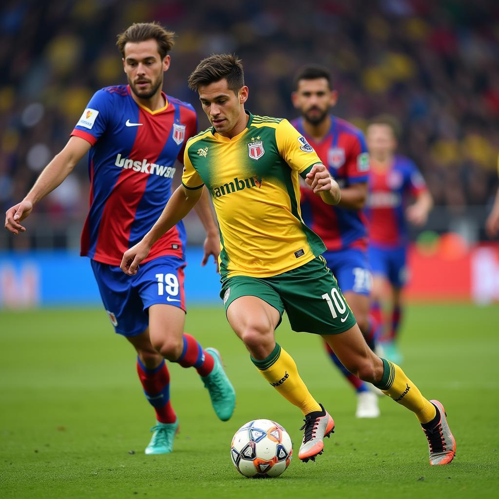 Thiago and Haaland connecting on the pitch