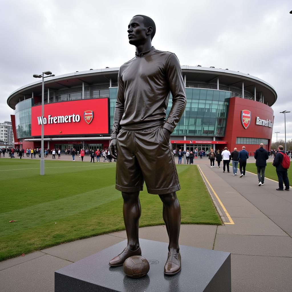 Thierry Henry Statue at Emirates Stadium