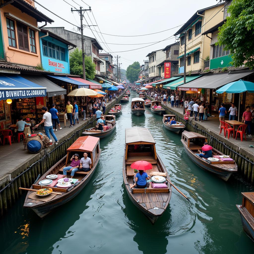 Canal Congestion in Thu Duc Market