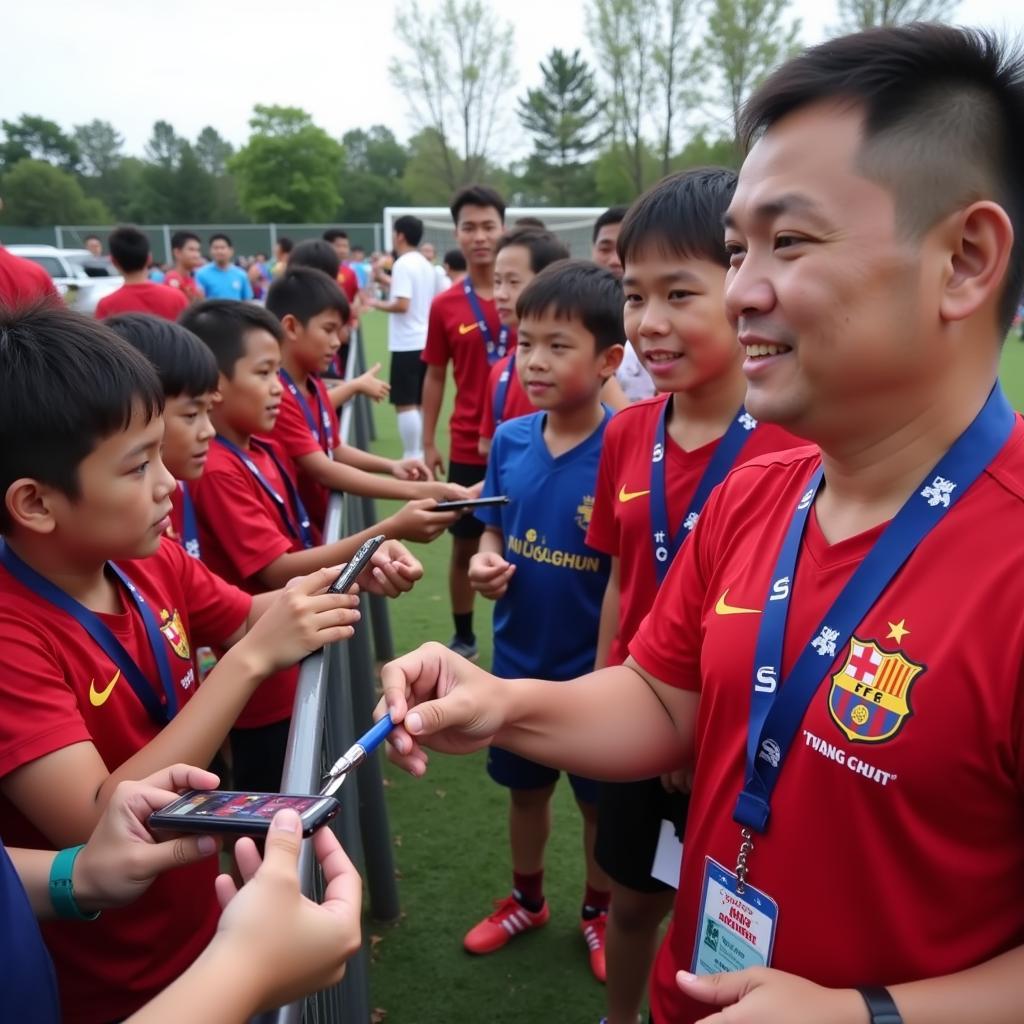 Tran Ngoc Hai Inspiring Young Footballers