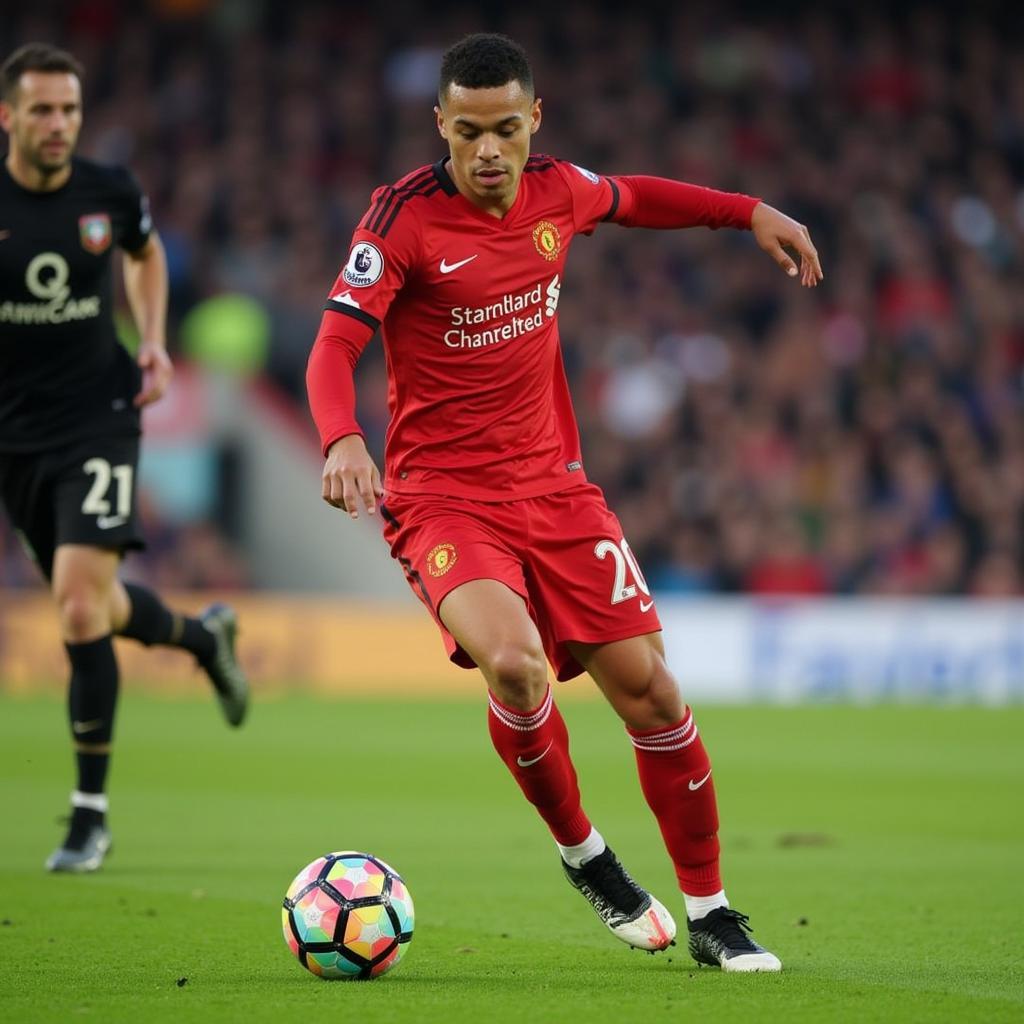 Trent Alexander-Arnold delivers a dangerous cross from the right flank