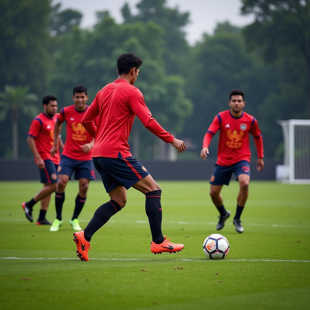 U22 Malaysia training session