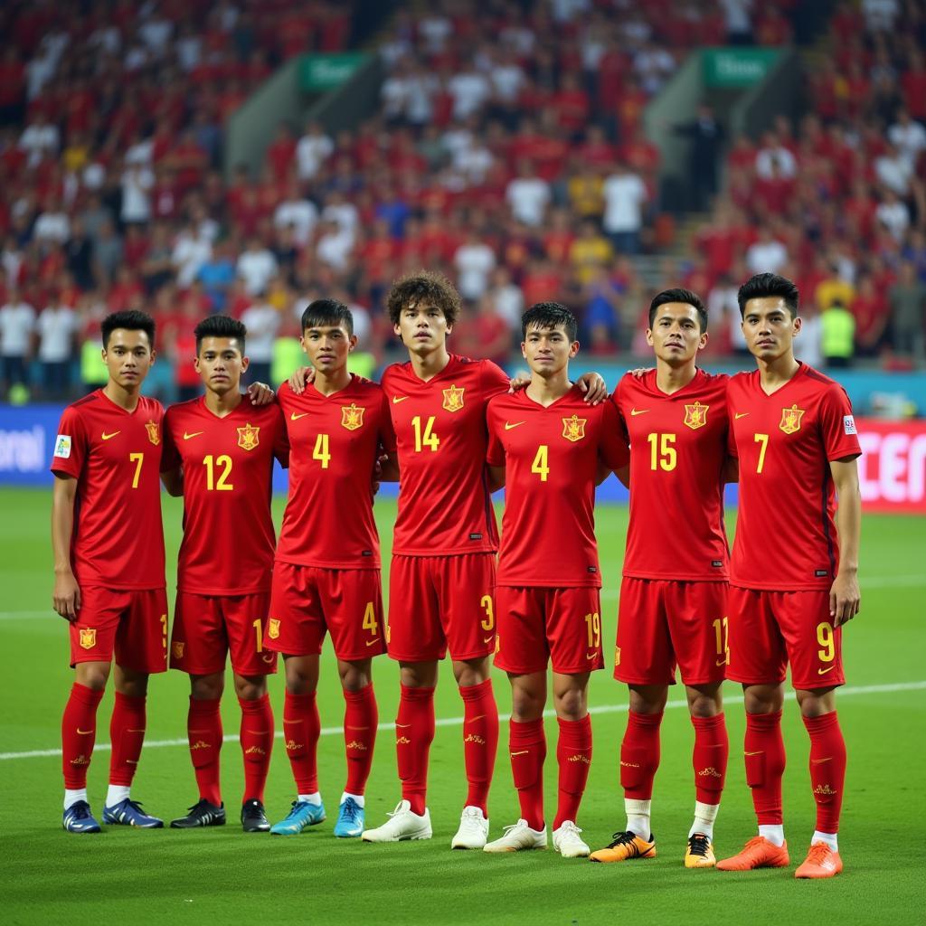 U23 Vietnam squad in 2019