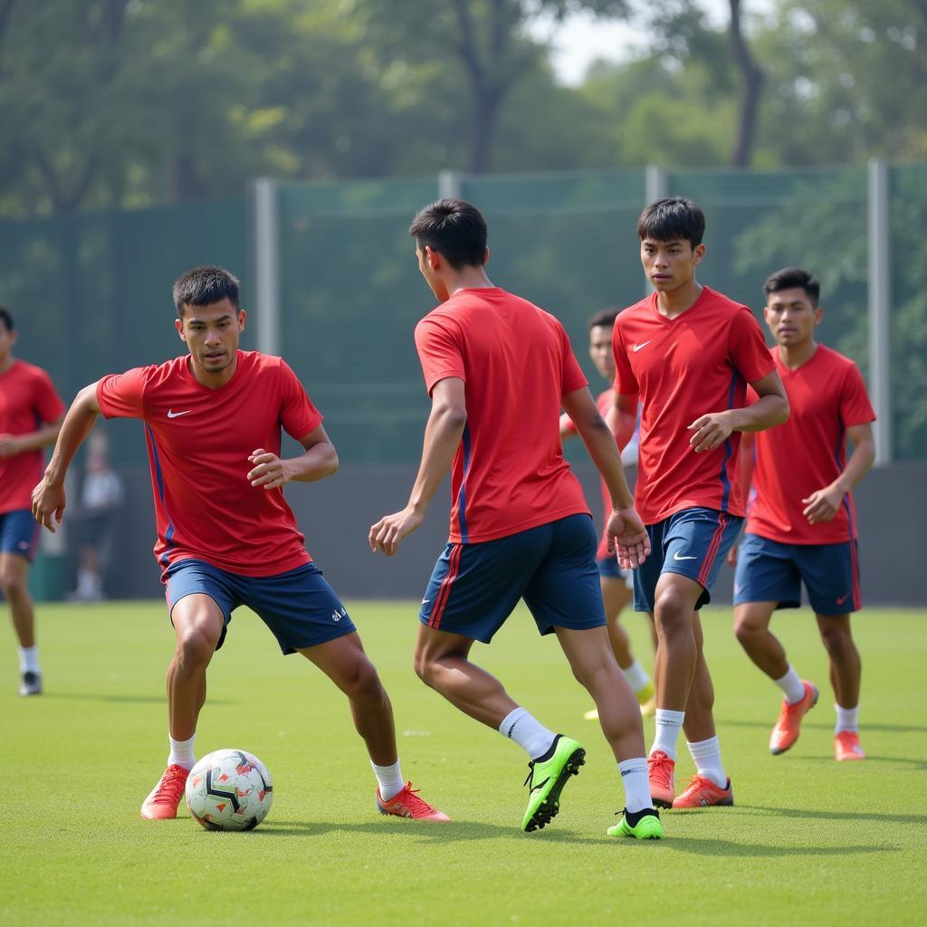 U23 Vietnam Football Team Training Session