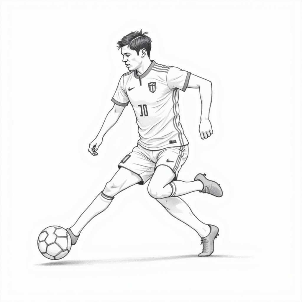 U23 Vietnam Player Sketch