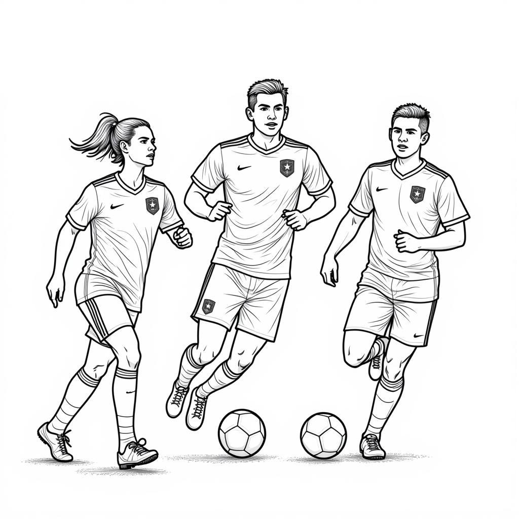 Vietnam national football team coloring page