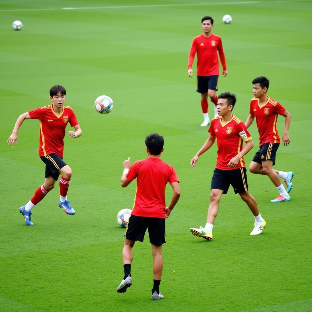 Vietnam U20 Players Training Session