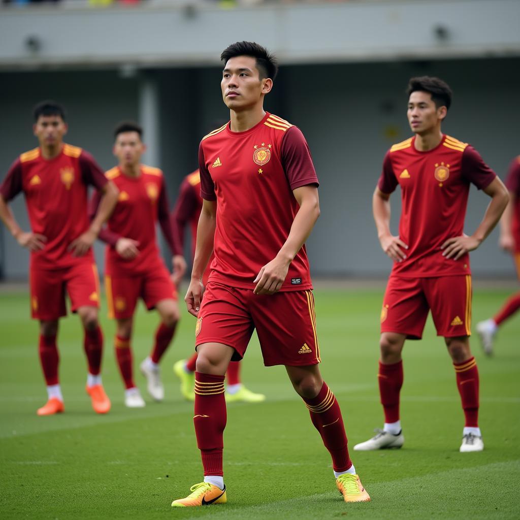 Vietnam U23 team training session