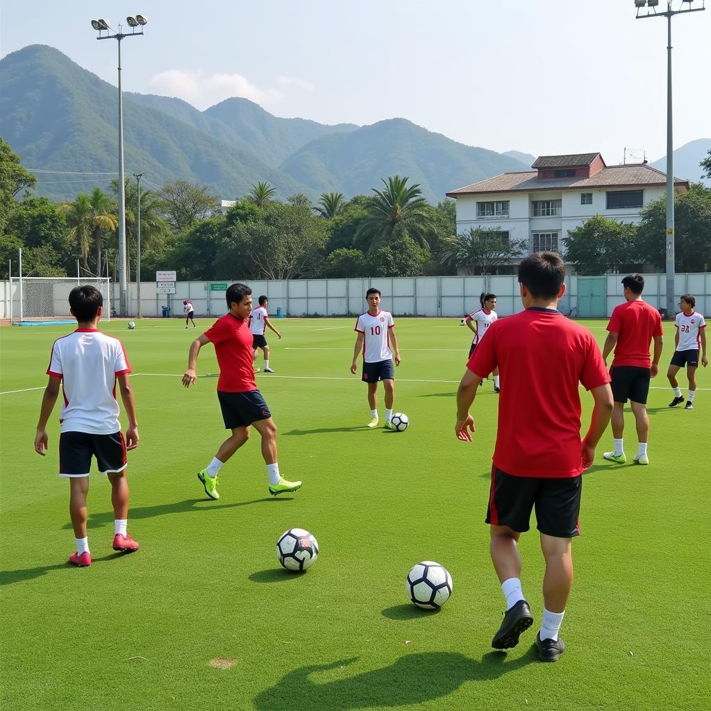 Youth Football Training in Vietnam