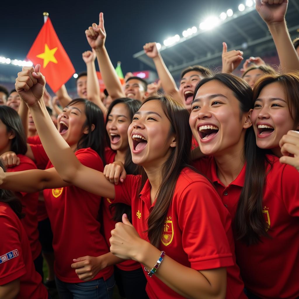 Vietnamese Football Celebration