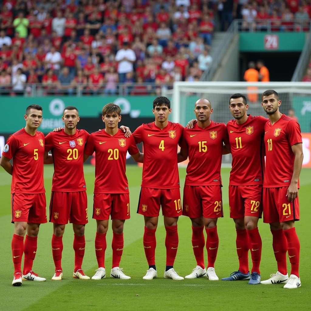 Vietnamese national football team lineup