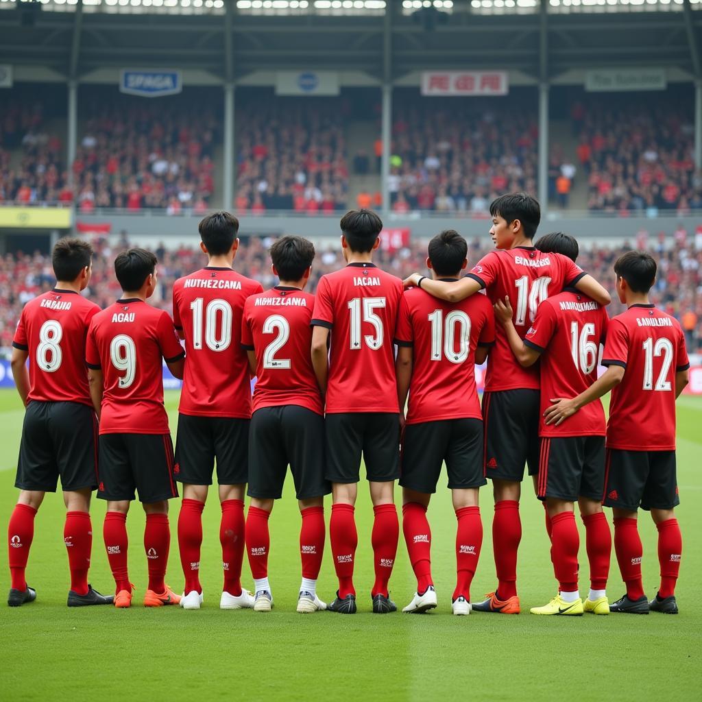 Vietnamese Football Team Lineup