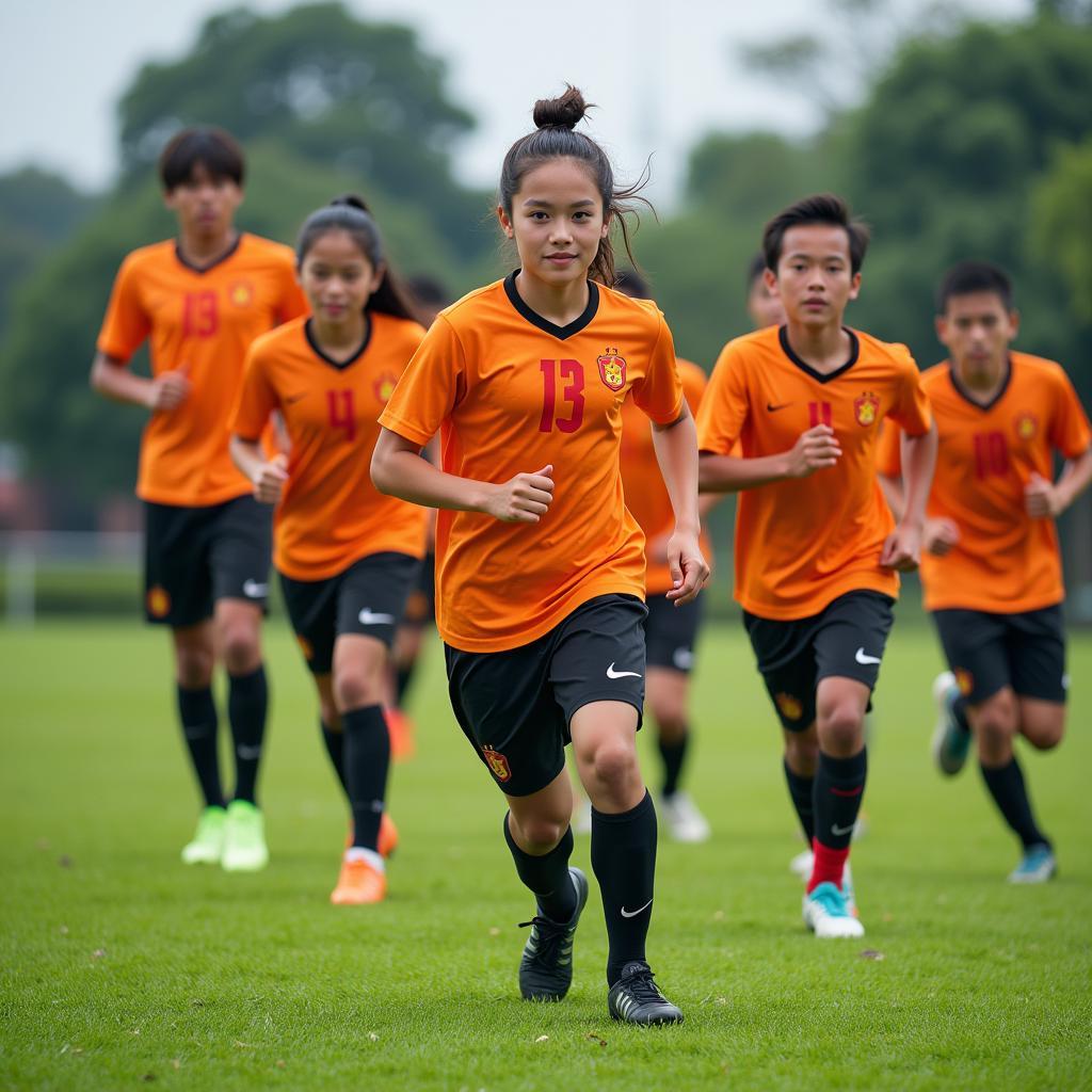 Vietnamese HAGL Players Training