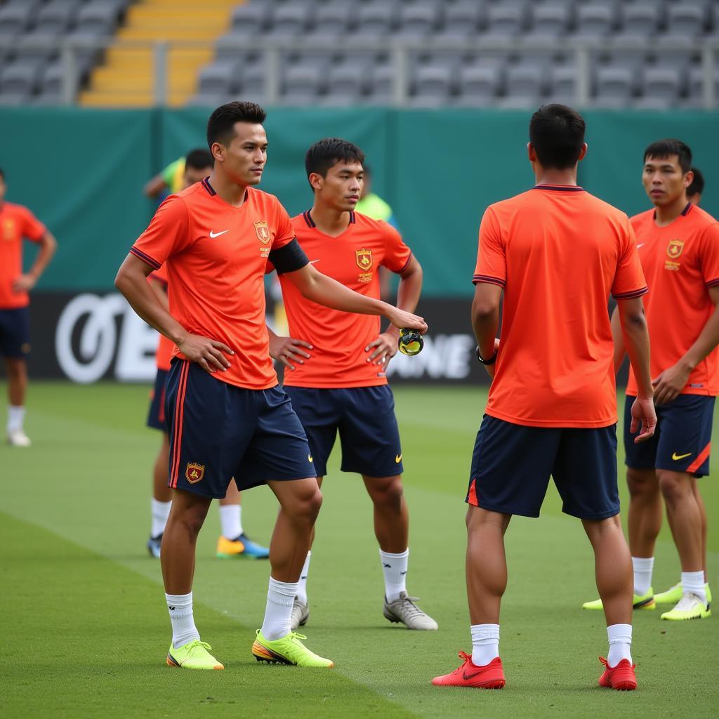 Vietnamese National Football Team Training Session