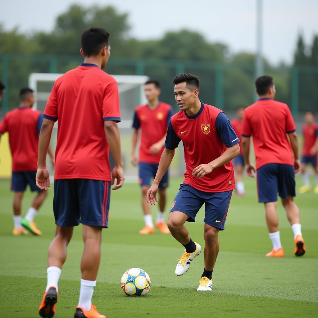 Vietnamese National Team Training Session