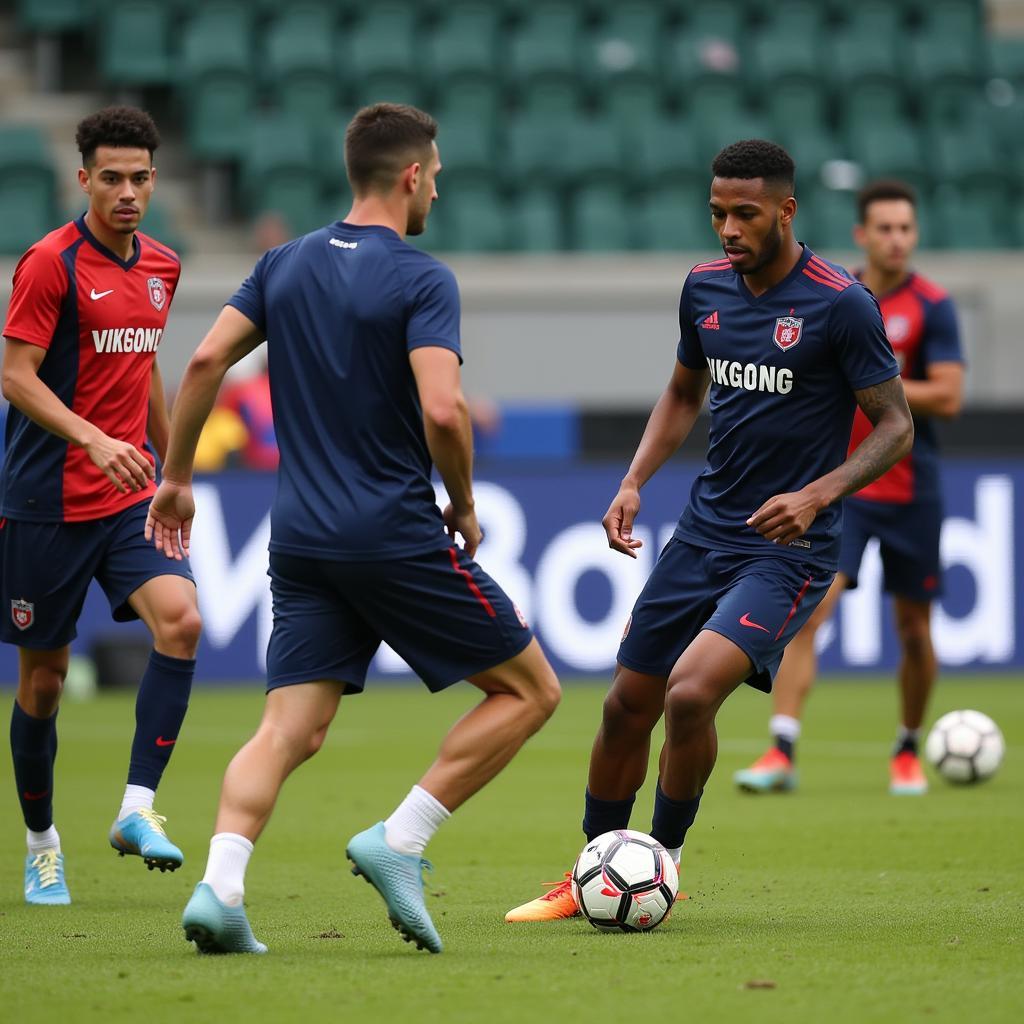 V.League Players Training Together