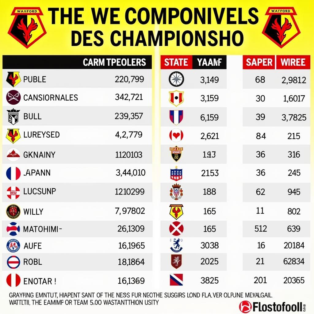 Watford vs. Championship Rivals: Player Quality Comparison