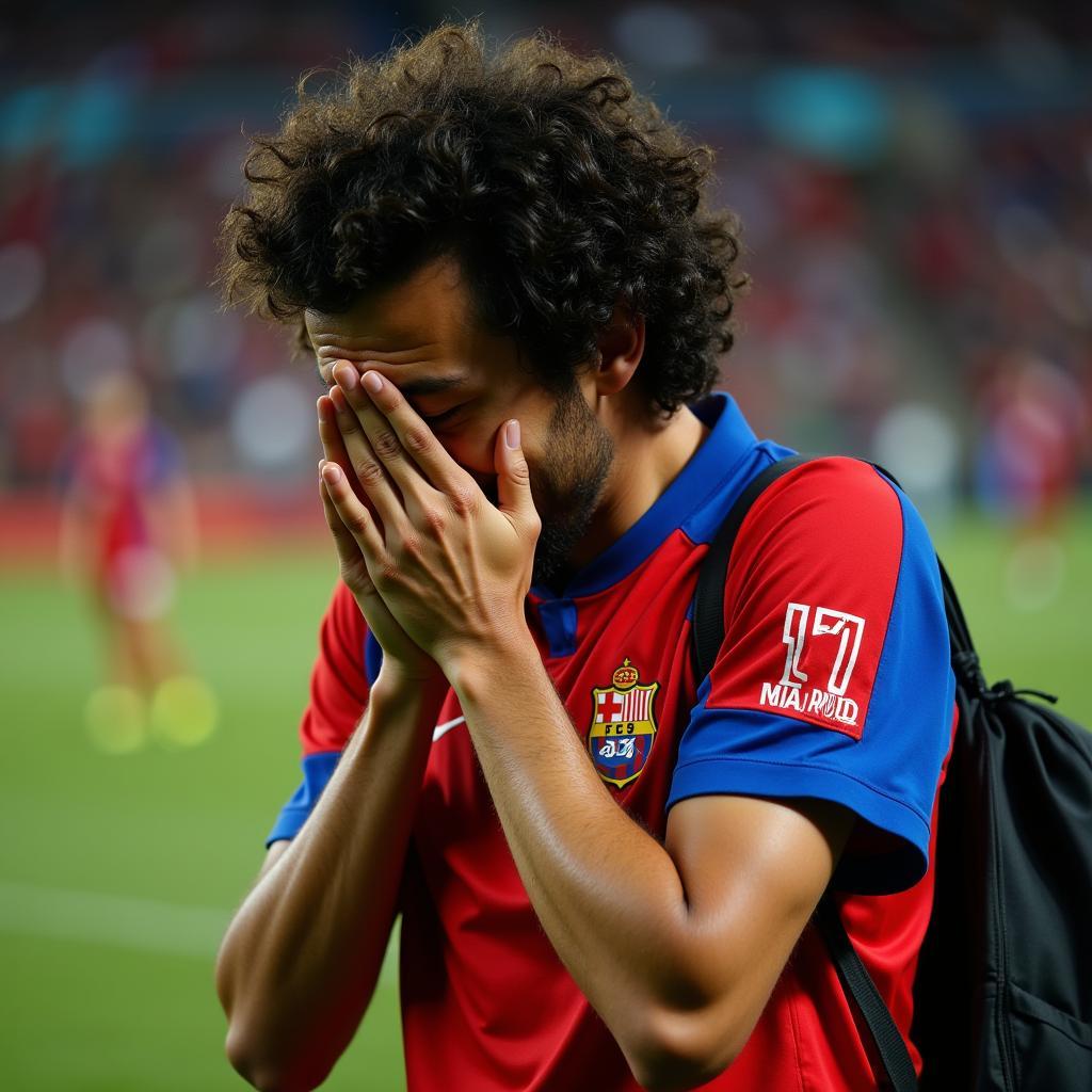 Player Crying After World Cup Loss