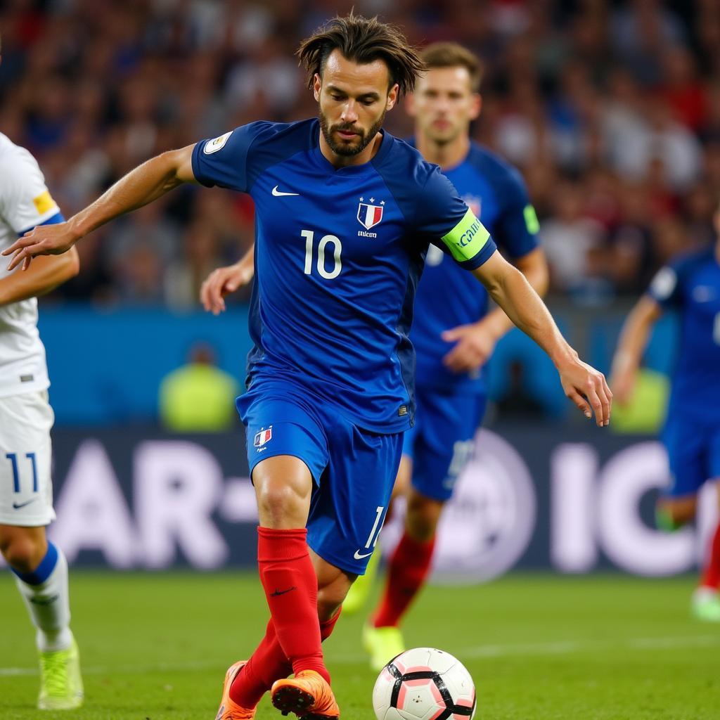 Yohan Cabaye representing the French National Team