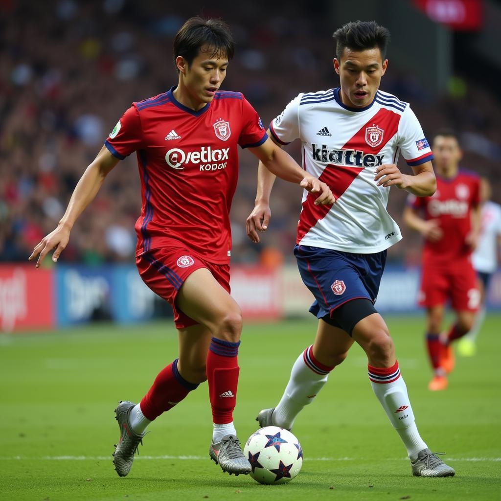 Yuya Osako in action for Vissel Kobe