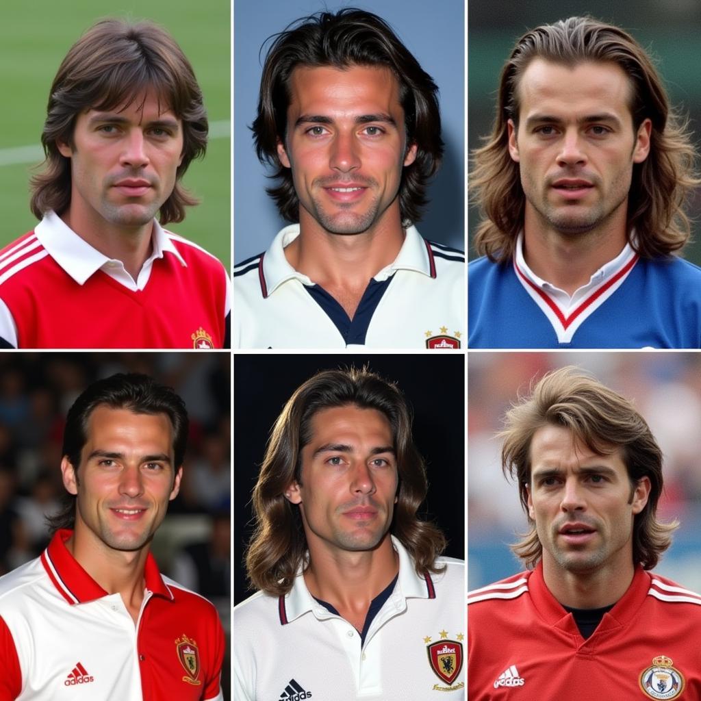 Iconic 80s Footballer Mullets