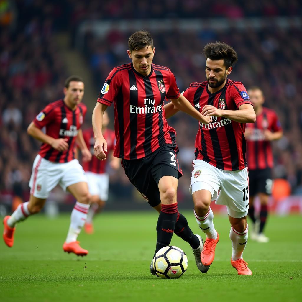 AC Milan Key Players in Action