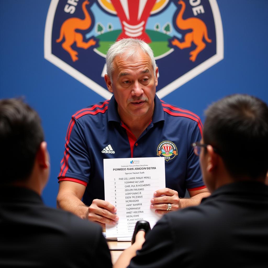 AFF Cup Squad Announcement Press Conference