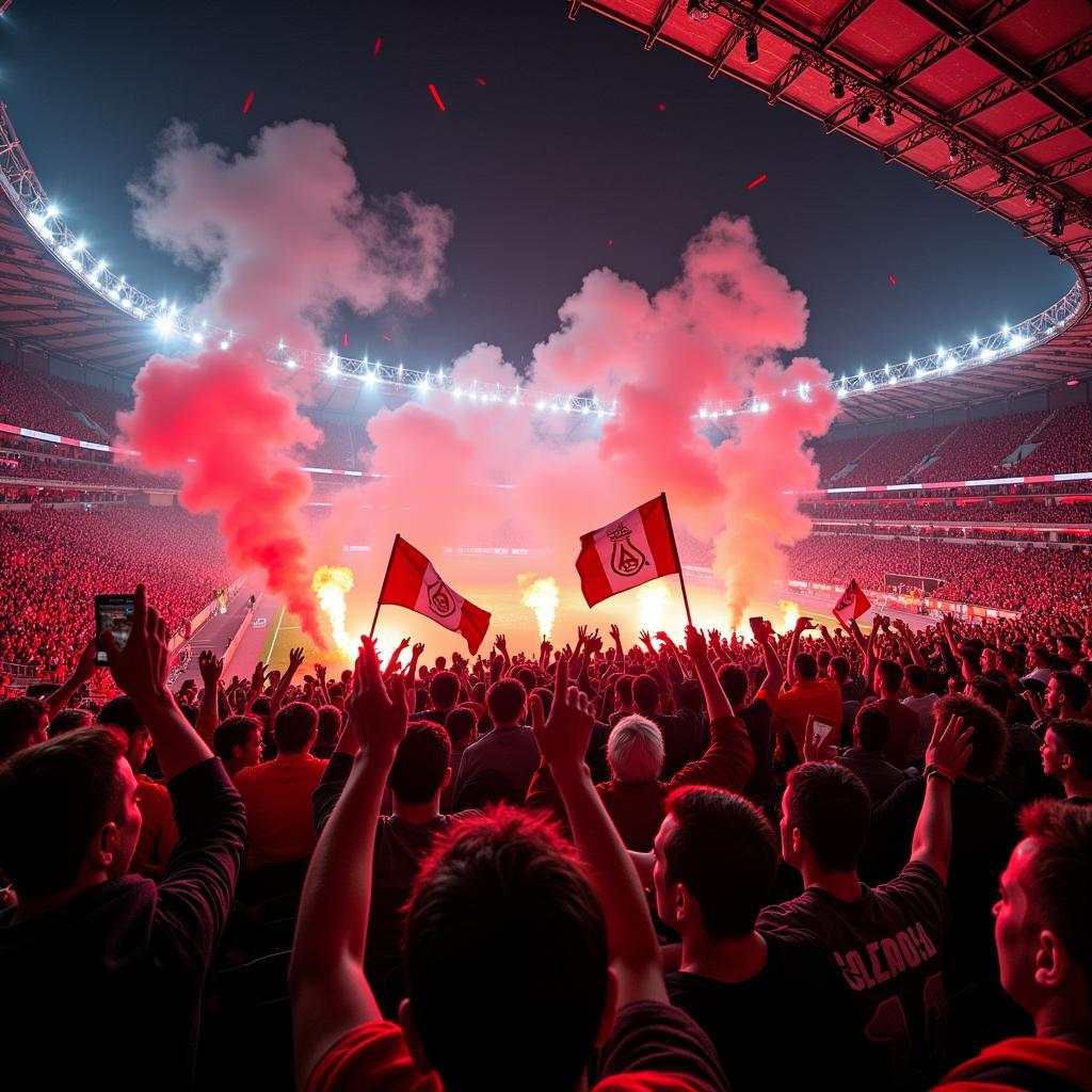 Ajax Fans Celebrating Victory