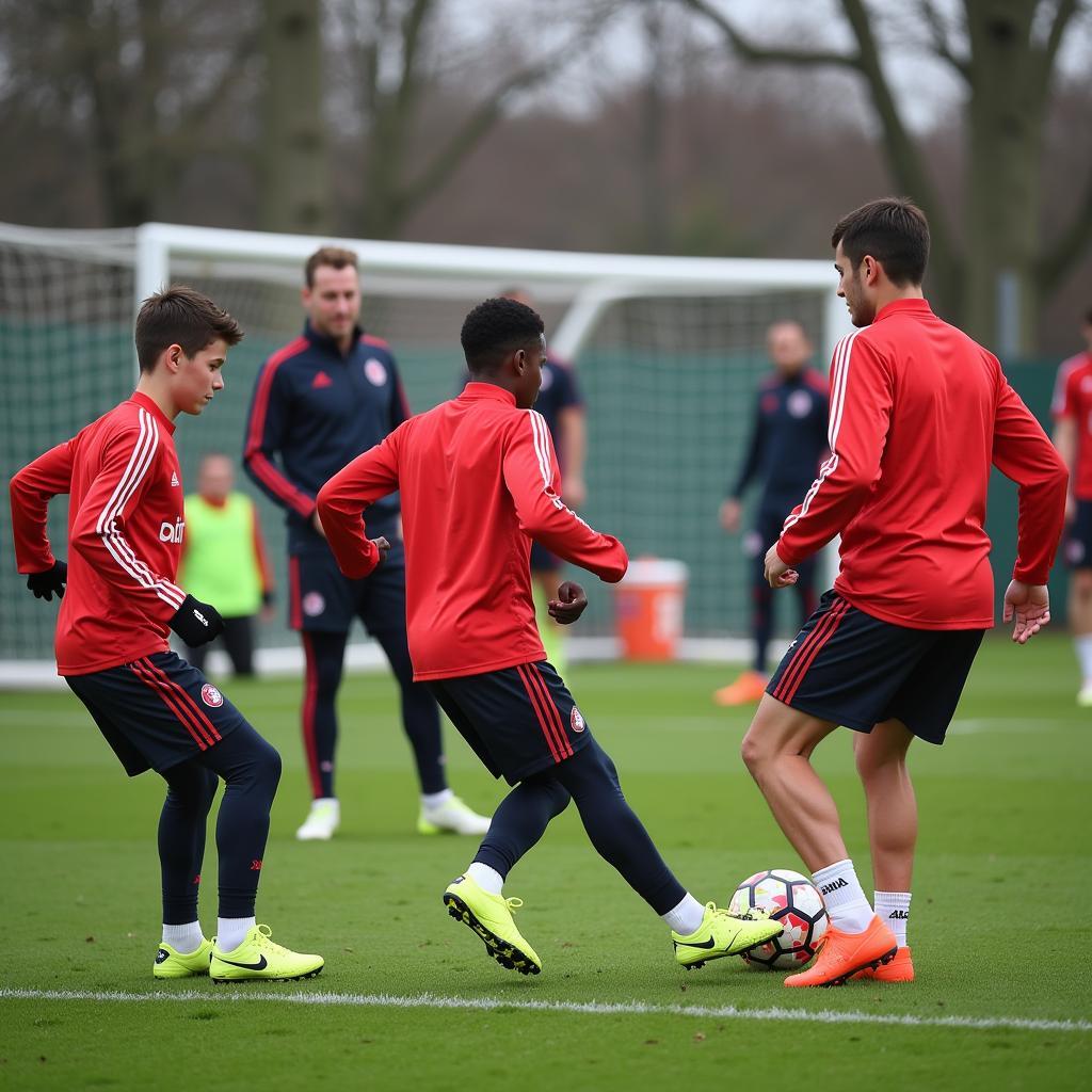 Ajax Youth Academy Training Session