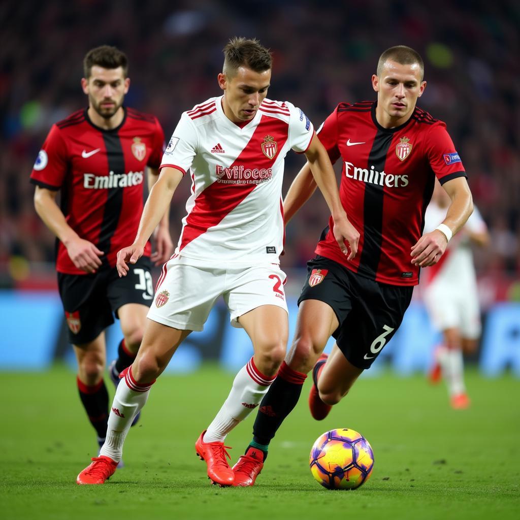 Aleksandr Golovin in action for AS Monaco