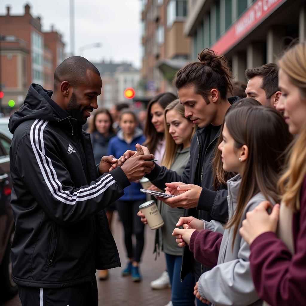 Alfoe Haaland Meeting Fans