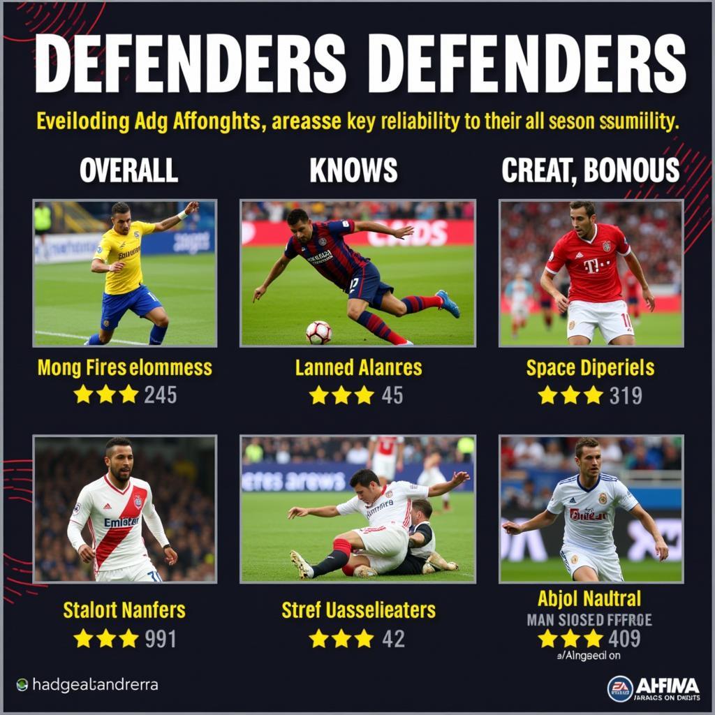 Consistent Defensive Players in FIFA Online 4