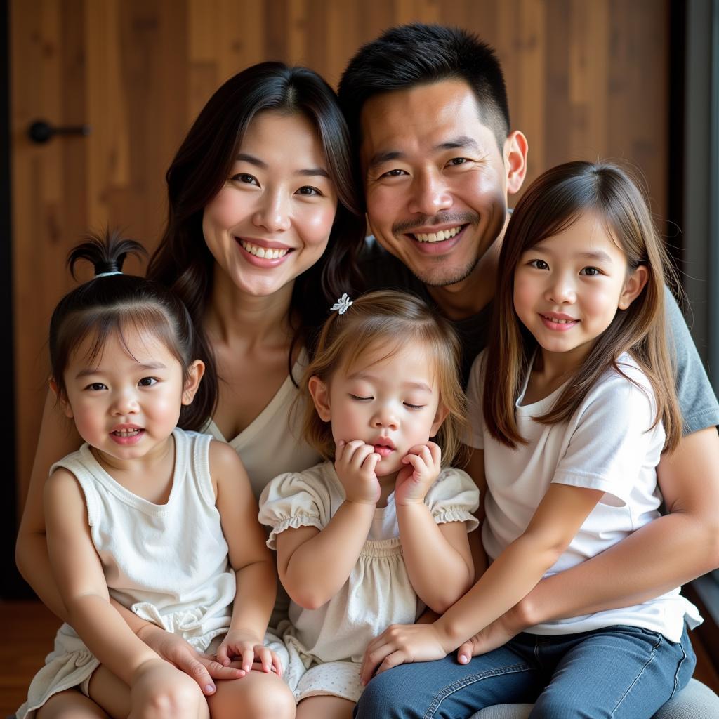 Anh Duc and His Family